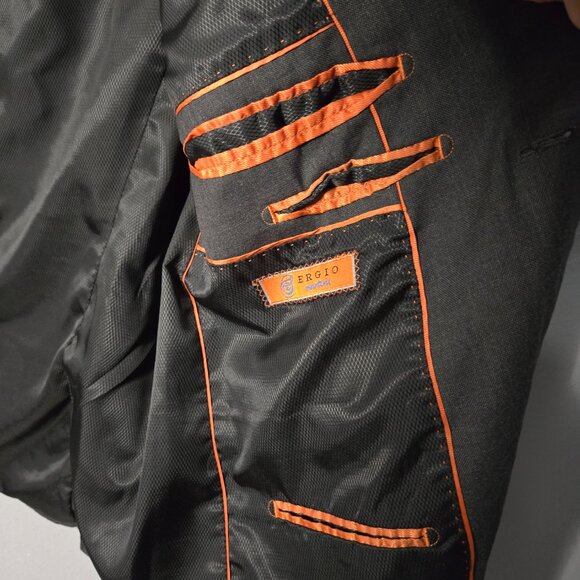 Sergio Martini Superior 150s Charcoal Gray Two Button Front Suit Jacket, 42R - Picture 8 of 9